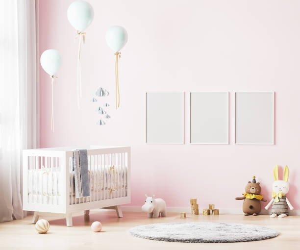 kamar bayi Warna Pastel