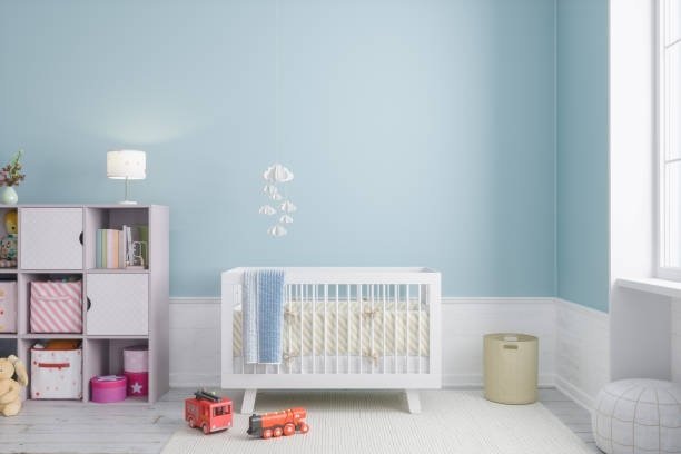 kamar bayi warna biru