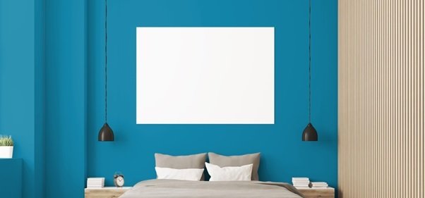 Biru Pastel dan Putih untuk Kamar Tidur yang Nyaman