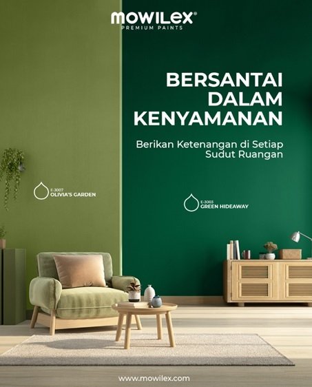 Memilih Warna Hijau untuk Cat Tembok