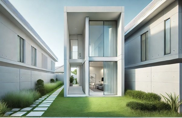 2. Desain Rumah Tidak Menempel dengan Tembok Tetangga