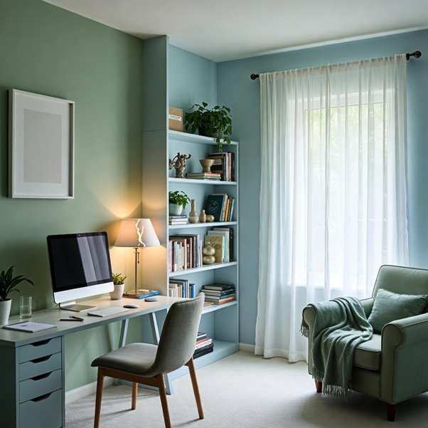 Sentuhan Hijau dan Biru untuk Kesejukan Visual