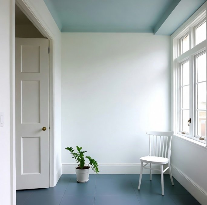 Kombinasi Warna Sejuk dan Pencahayaan Interior