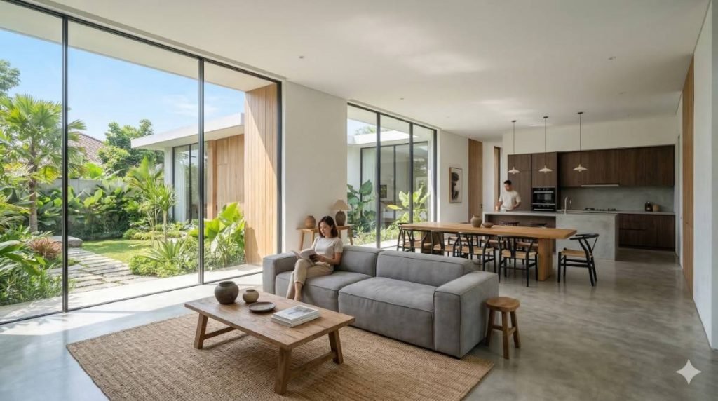 rumah 1 lantai minimalis modern