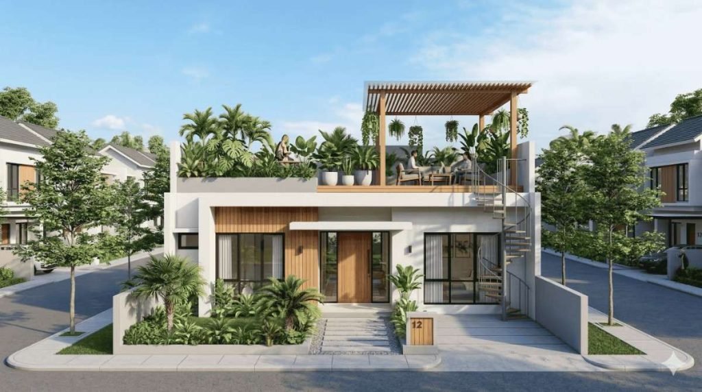 desain rumah minimalis atap datar