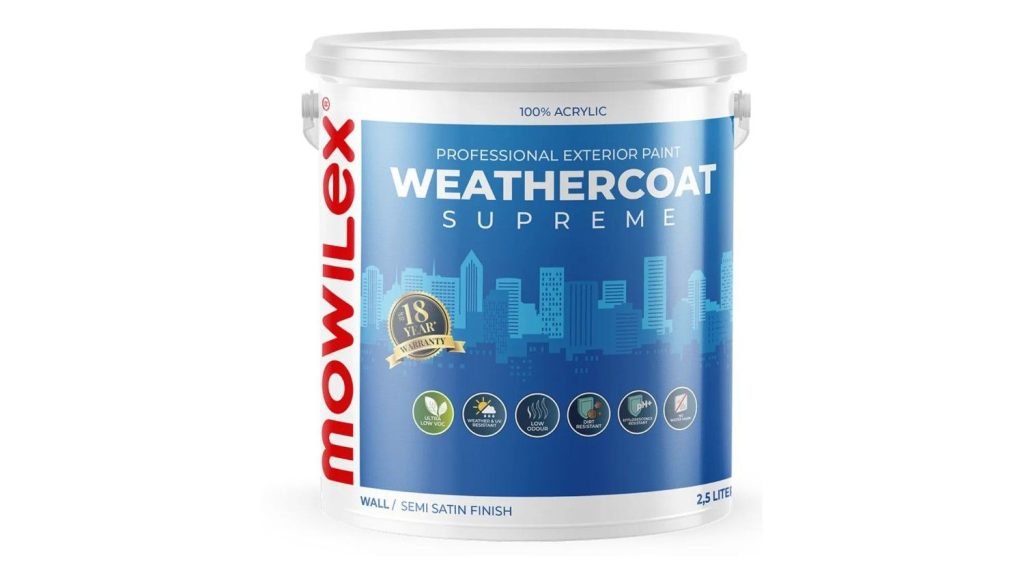 cat tembok luar rumah weathercoat supreme