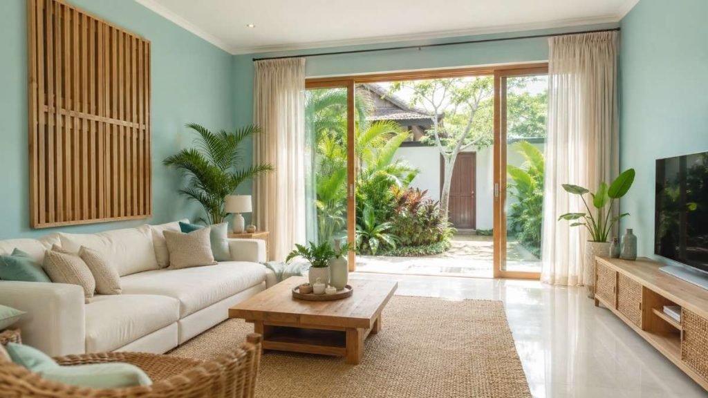 warna ruang tamu aqua