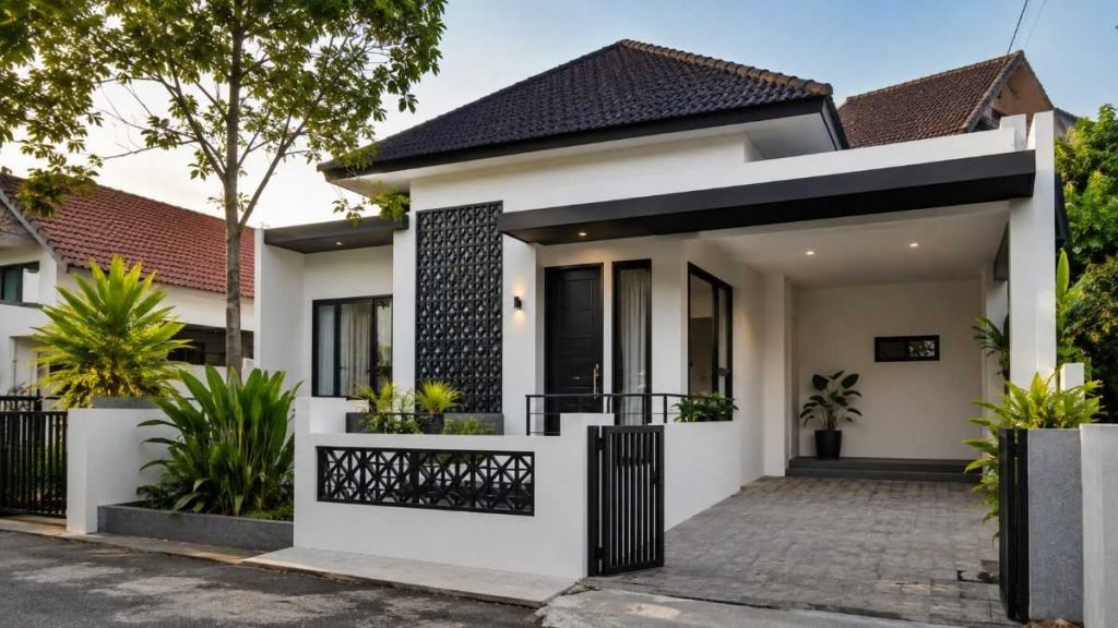 kombinasi hitam dan putih