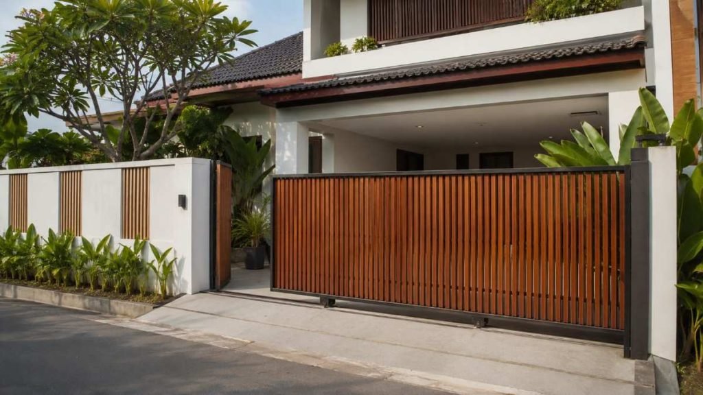 model sliding gate