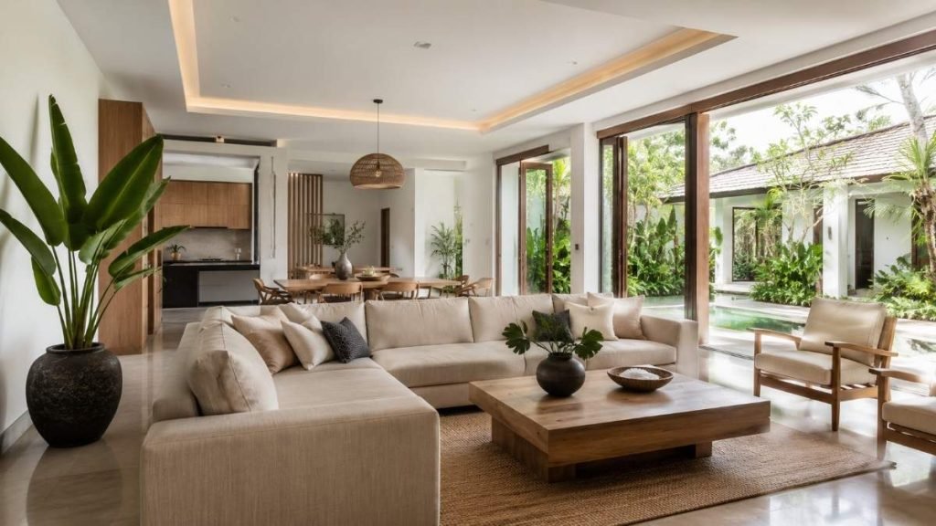 interior warna putih gading