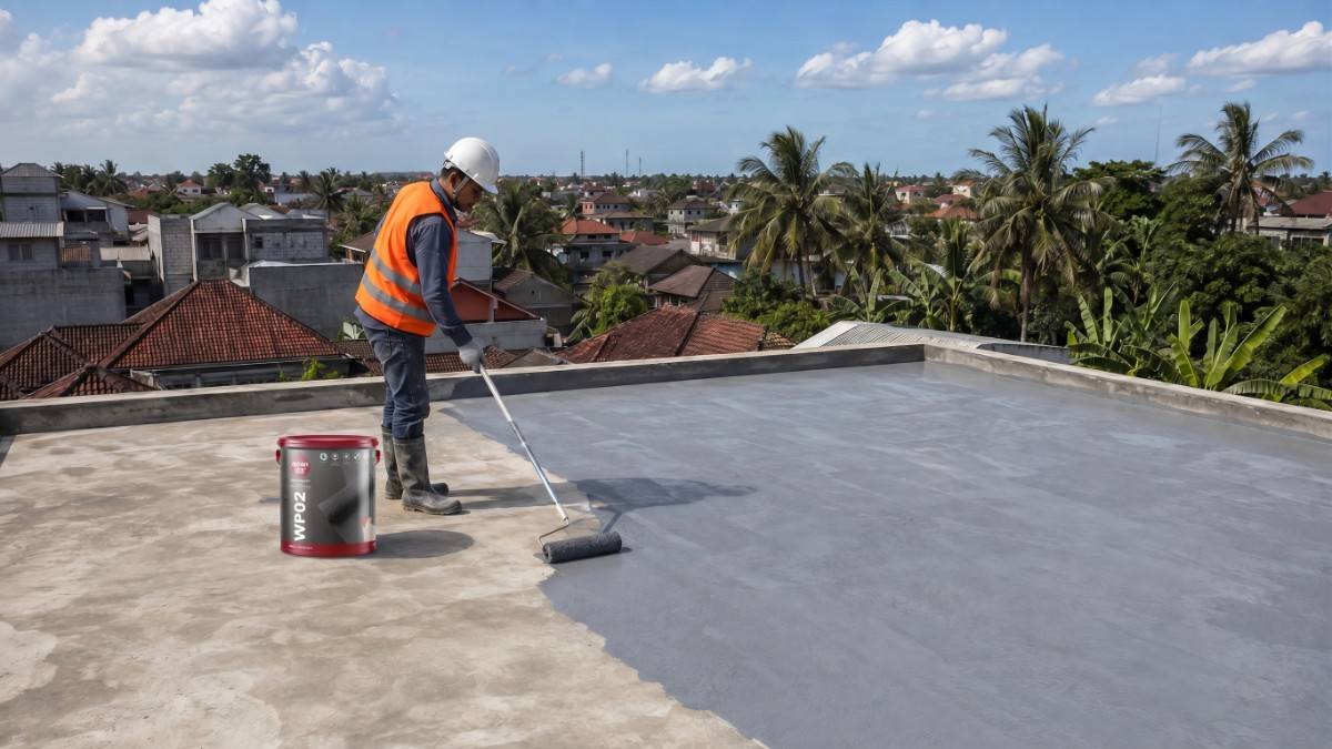 waterproofing dak beton
