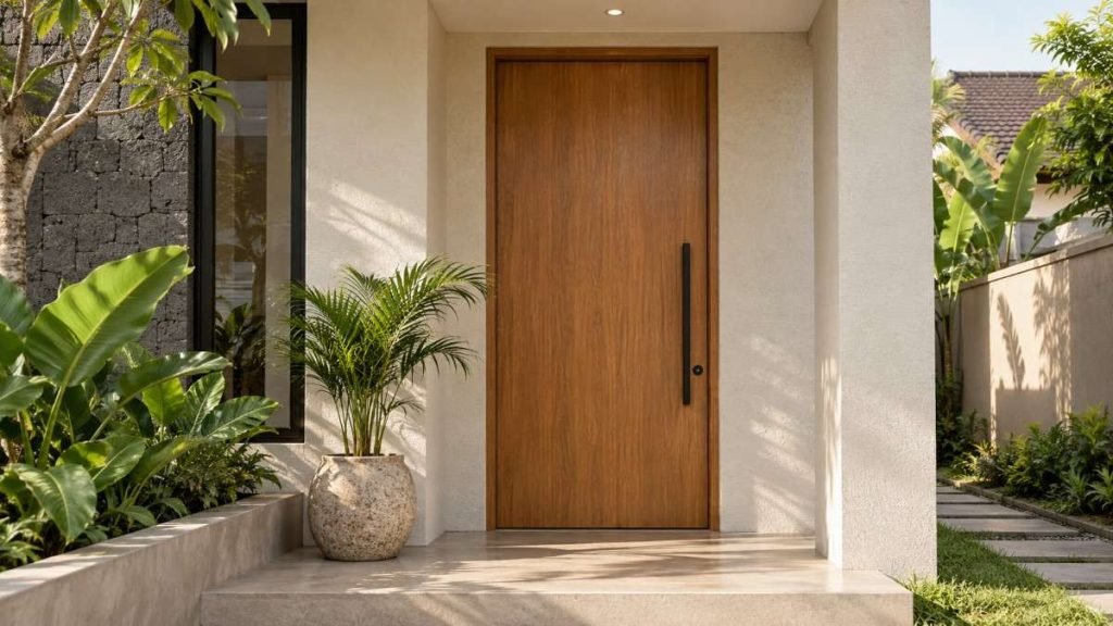 model pintu kayu flush door